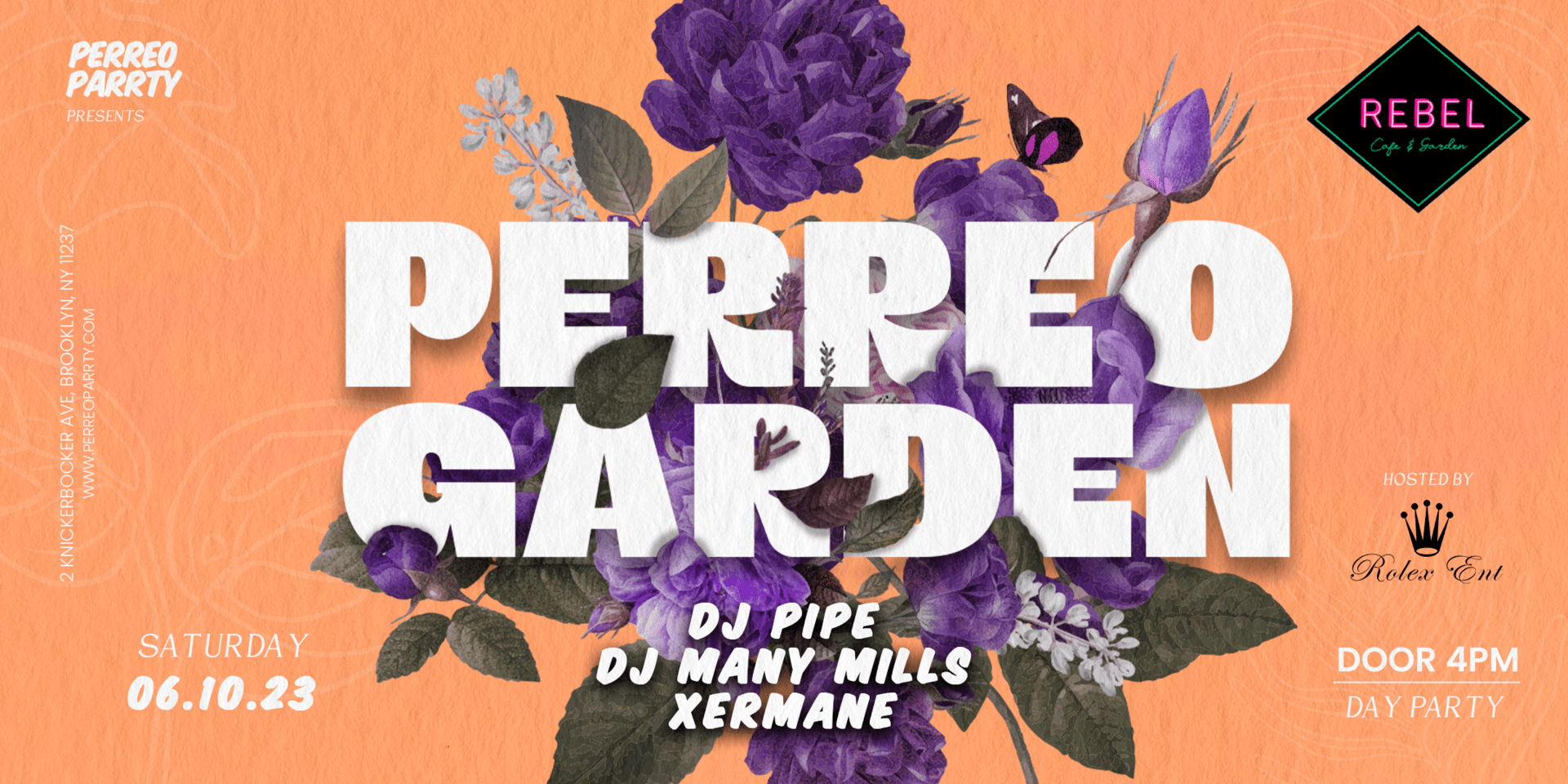Perreo Garden Latin Day Party Jardin Caliente Tickets Boletos at