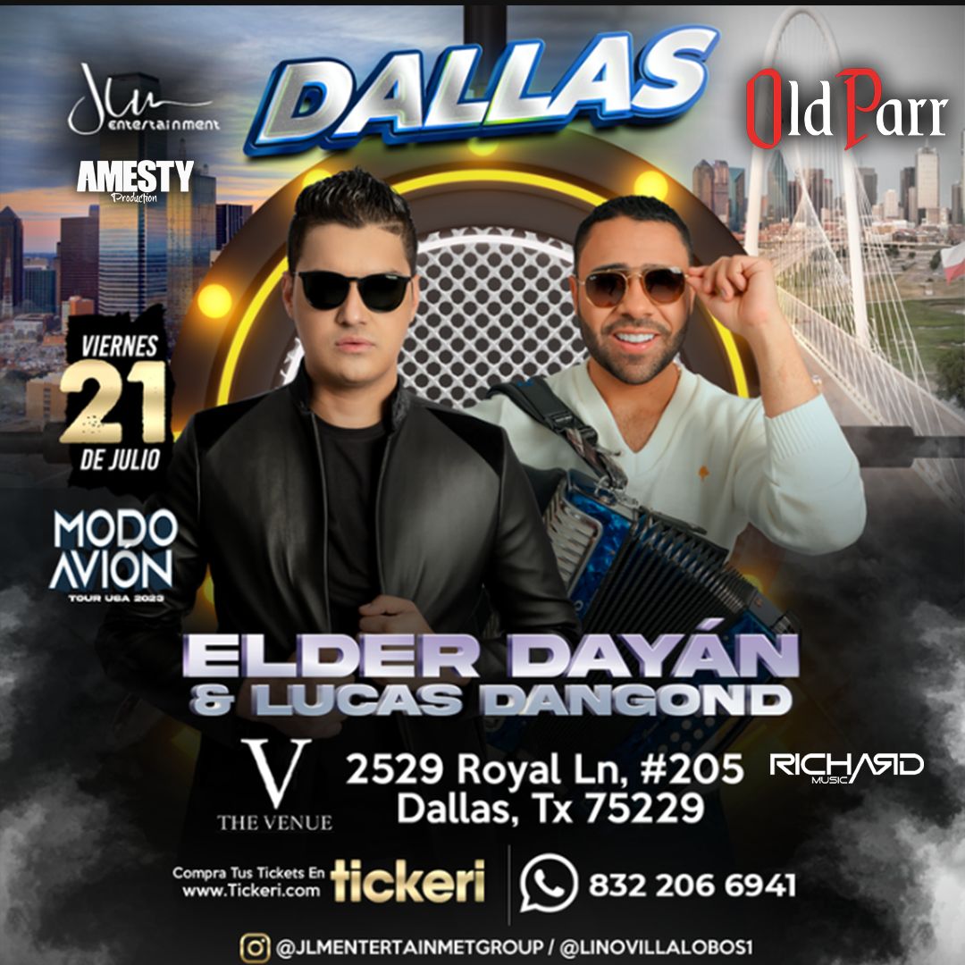 ELDER DAYÁN DÍAZ, LUCAS DANGOND ¡EN VIVO! DALLAS, TEXAS TOUR USA