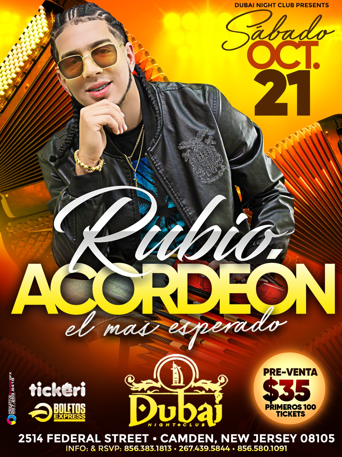 EL RUBIO ACORDEON Tickets - BoletosExpress