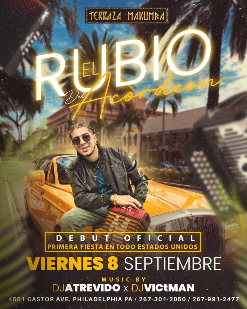 EL RUBIO DEL ACORDEON EN CONCIERTO ! Tickets Boletos at Makumba