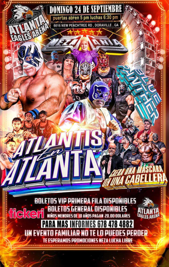 NEZAMANIA 2023 LUCHA LIBRE MEXICANA Tickets Boletos at Atlanta Eagles