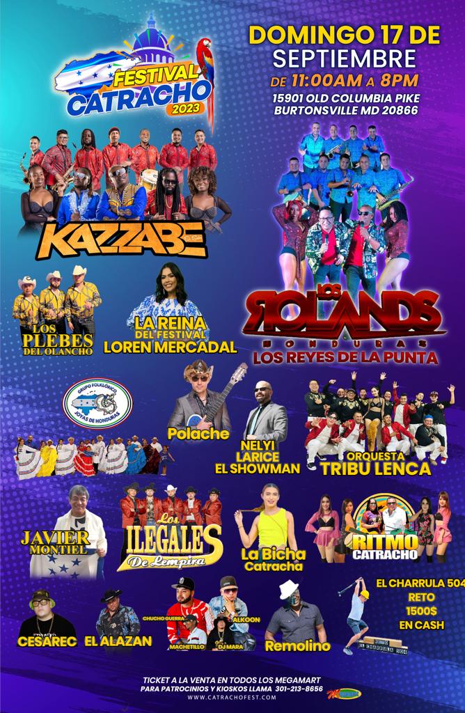 FESTIVAL CATRACHO 2023 MARYLAND Tickets Boletos at FESTIVAL CATRACHO