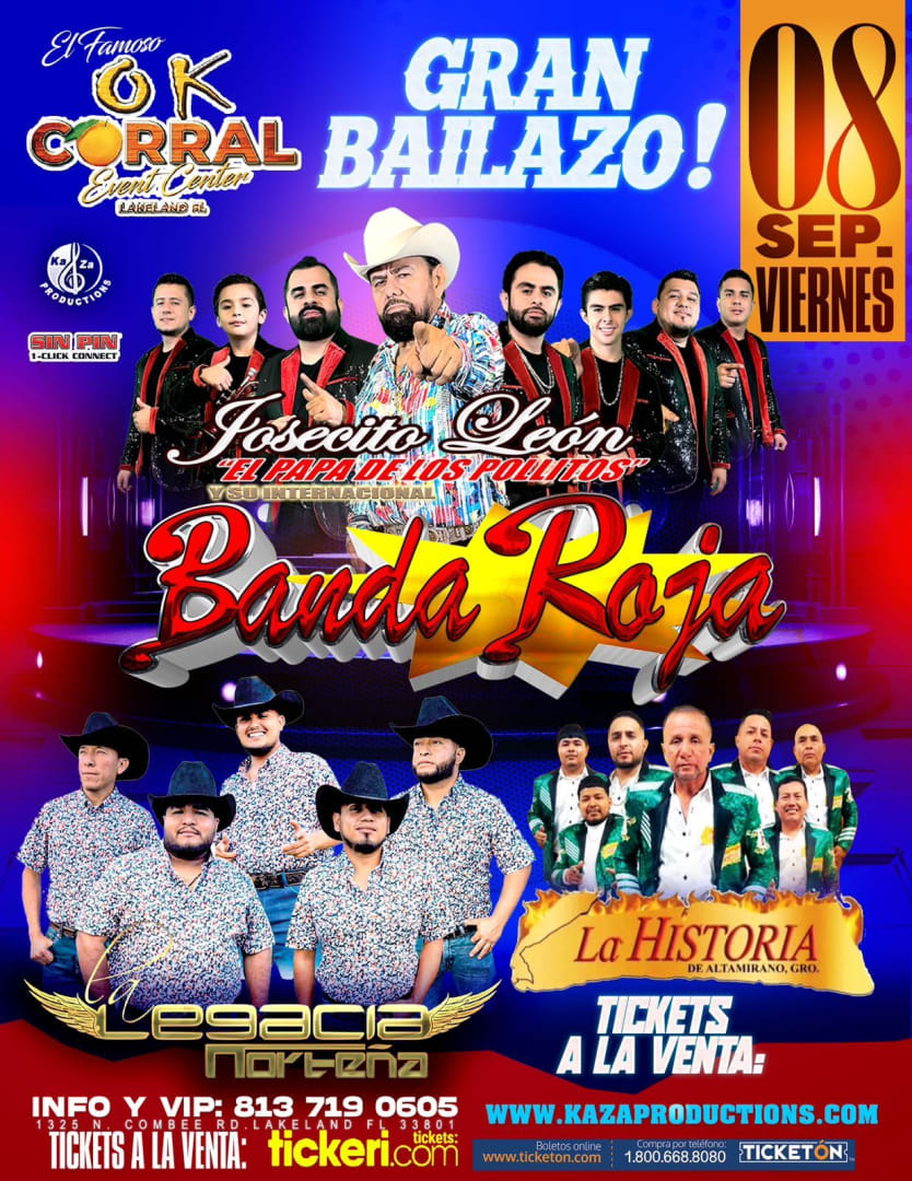 JOSECITO LEON Y SU INTERNACIONAL BANDA ROJA , LA LEGACIA NORTEÑA , LA