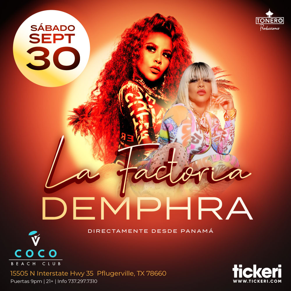 LA FACTORIA EN AUSTIN Tickets Boletos at Coco Beach Club Austin, Texas - 2023-09-30 photo