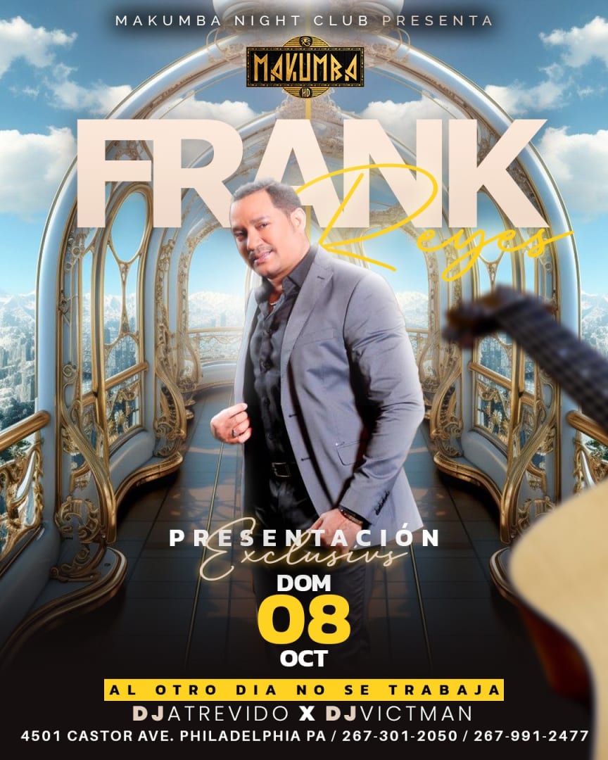 FRANK REYES EN CONCIERTO ! Tickets Boletos at Makumba Restaurant Bar