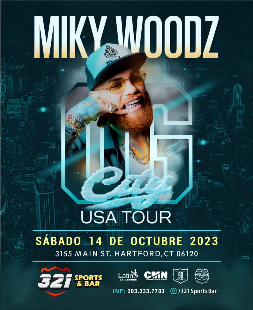 Miky Woodz Tickets | Boletos - 321 Sports and Bar, Hartford