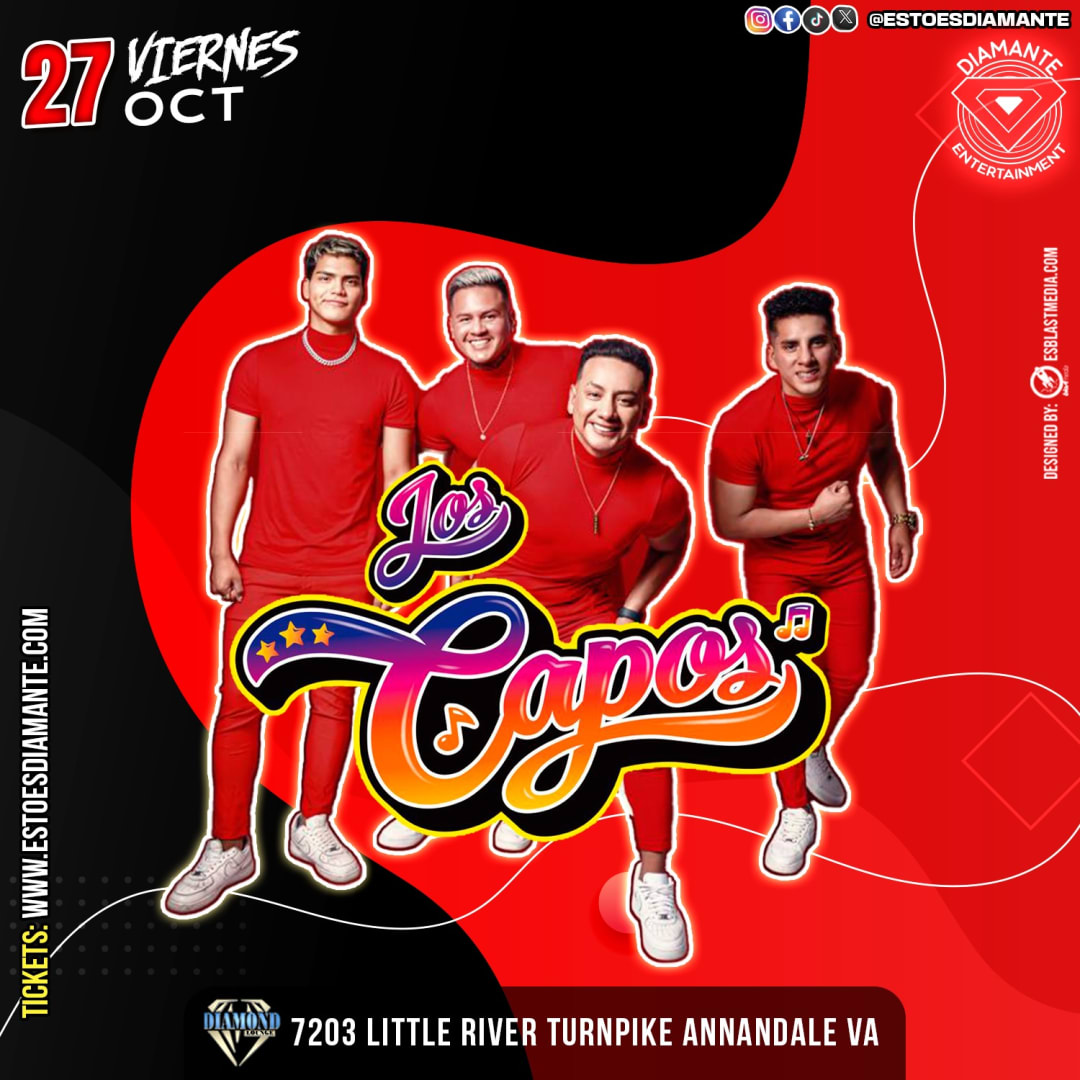 AGRUPACION LOS CAPOS EN VIRGINIA Tickets Boletos at Diamond Lounge
