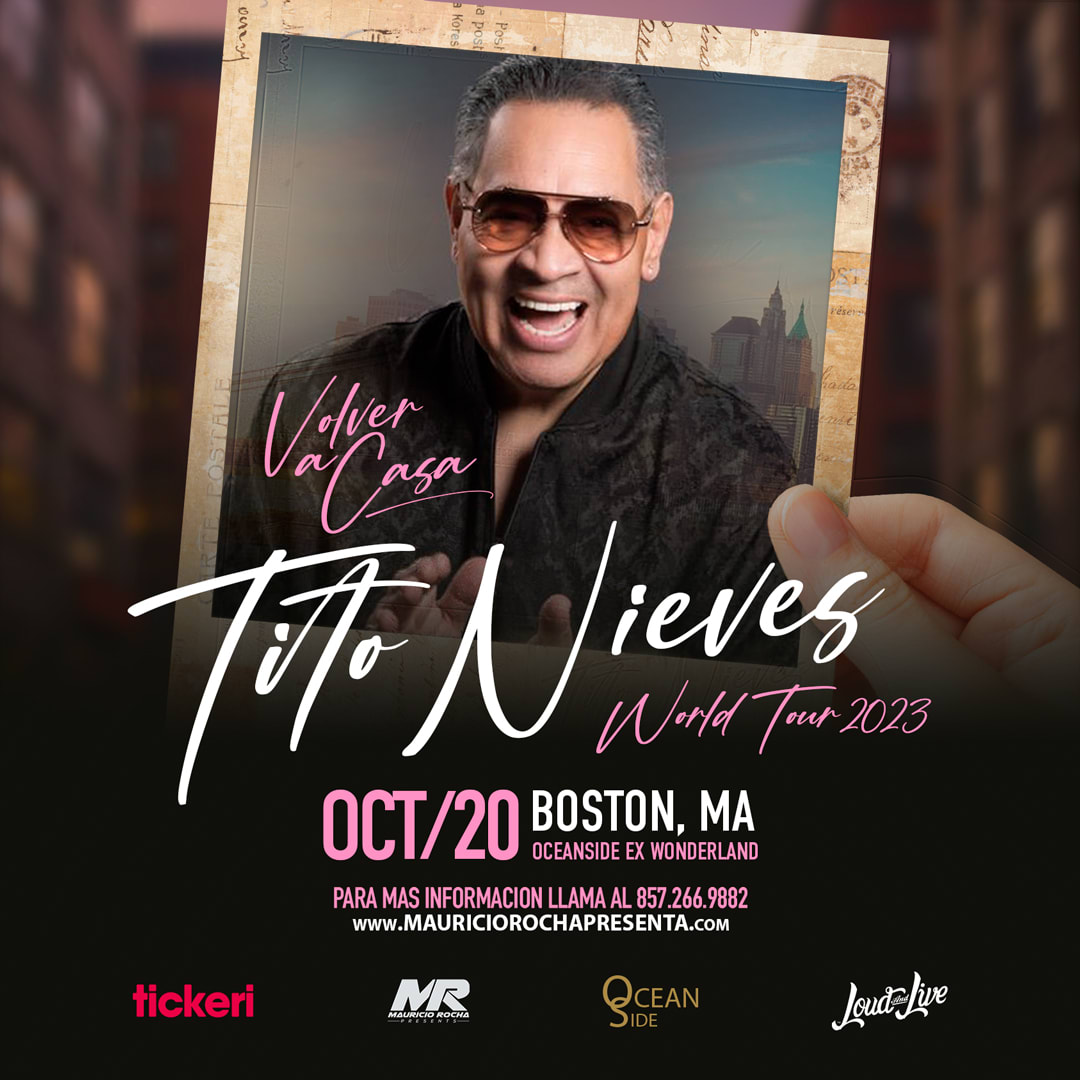 Tito Nieves en Boston Tickets Boletos at Oceanside Events Center Revere, Massachusetts 2023