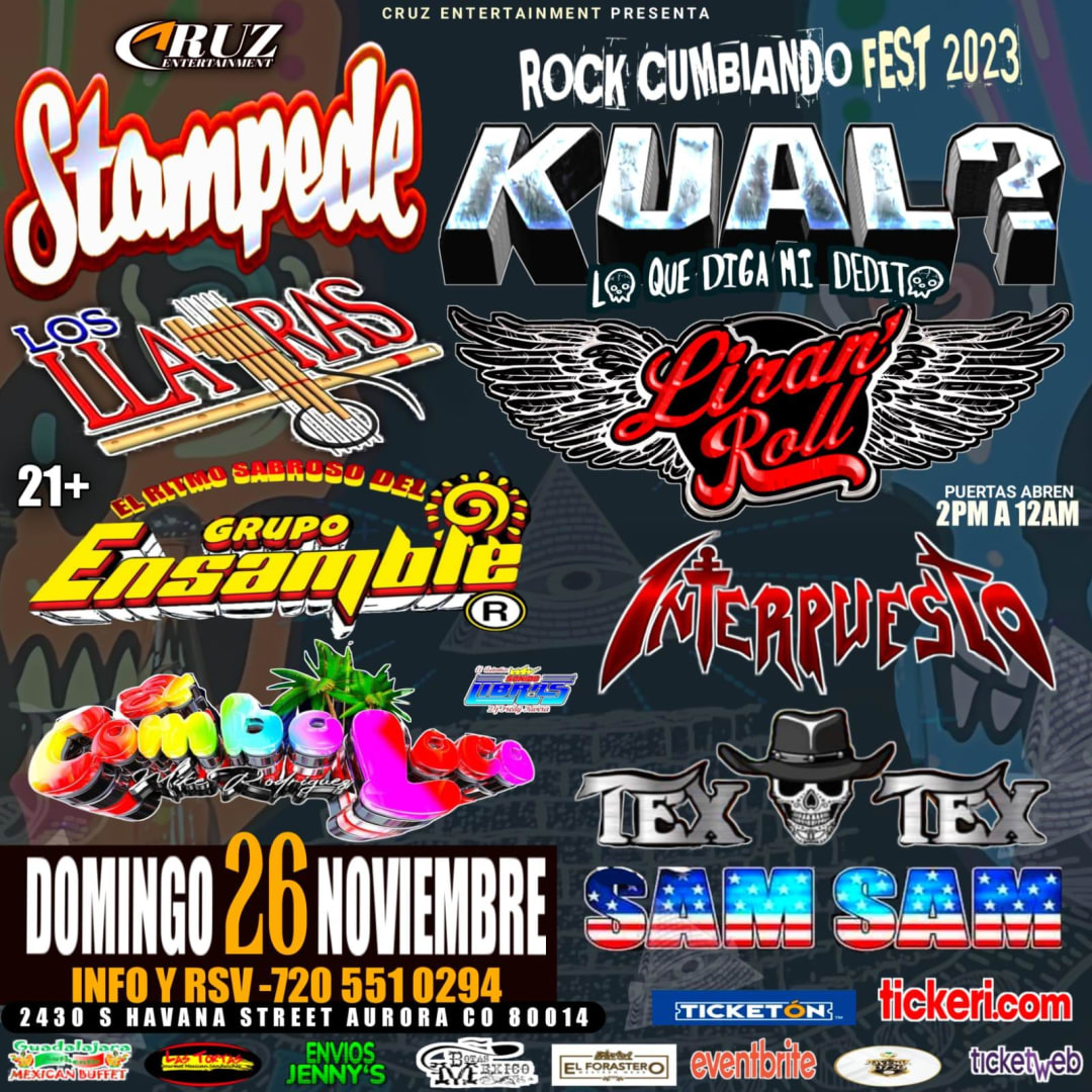 ROCK CUMBIANDO FEST 2023 KUAL? LOS LLARASLIRAN ROLLINTERPUESTOTEX