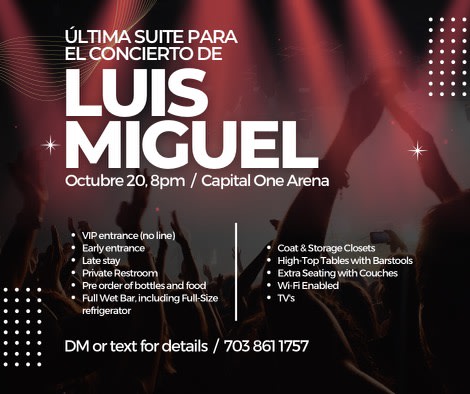 Concierto de Luis Miguel en Tampa