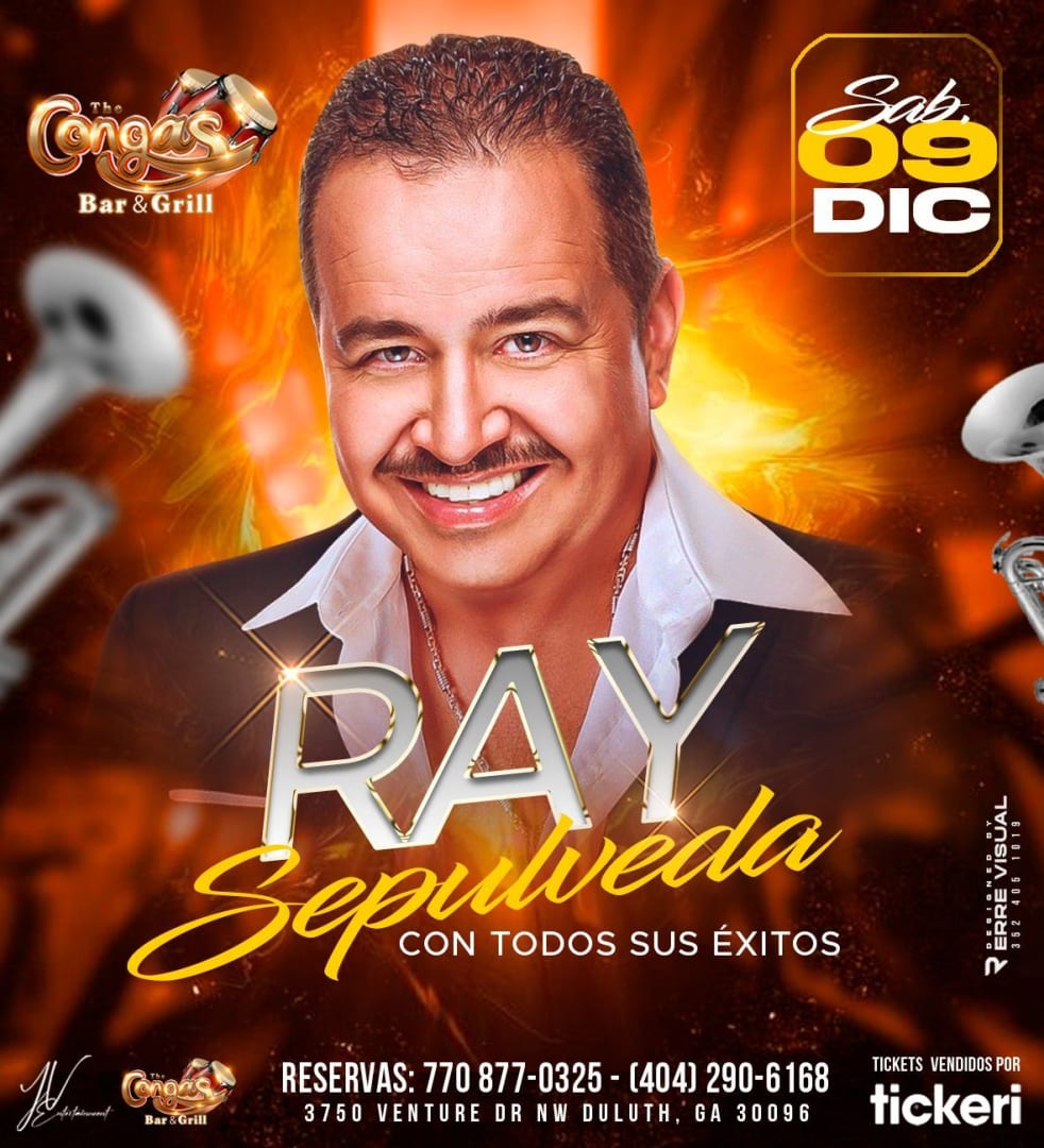 RAY SEPULVEDA EN CONCIERTO ! Tickets Boletos at Congas Bar & Grill