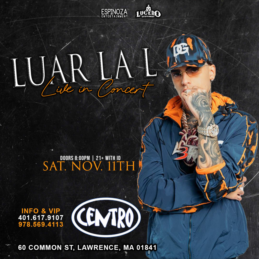 LUAR LA L live in concert in Lawrence, MACANCELED Tickets Boletos
