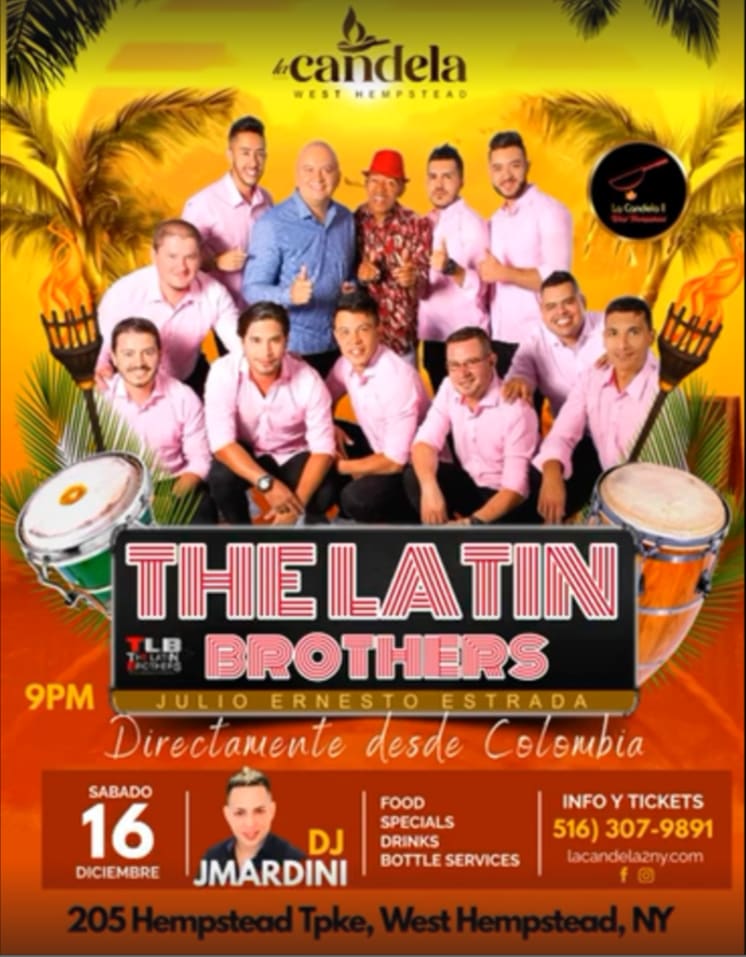 THE LATIN BROTHERS EN VIVO ! Tickets Boletos at La Candela II West