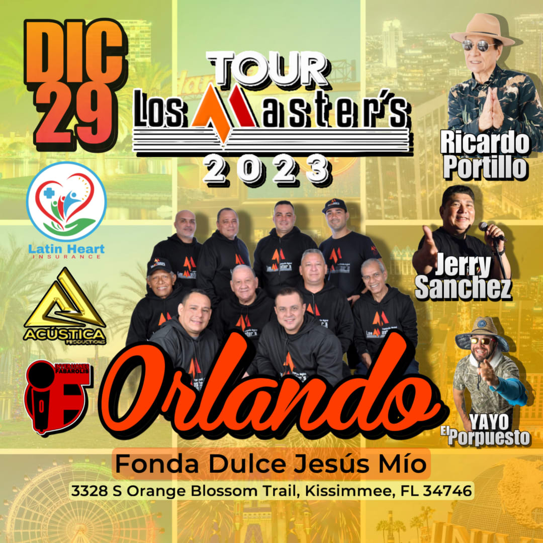Los Master's Tour 2023, Orlando con Ricardo Portillo y Jerry Sanchez