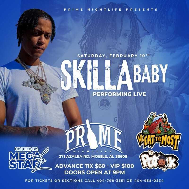 SKILLA BABY PERFORMING LIVE Tickets Boletos at PRIME NIGHTLIFE Mobile