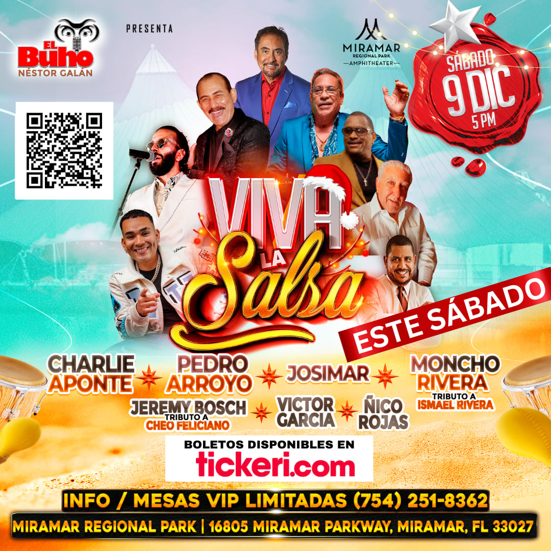 Viva la Salsa Tickets Boletos at Miramar Regional Park Amphitheater