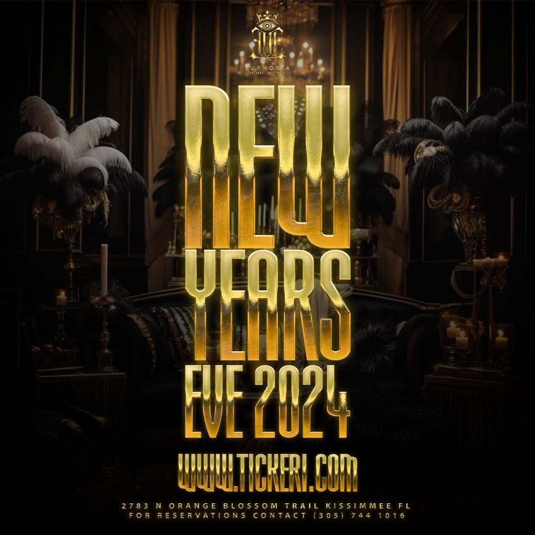 New Year Eve 2024 at Euphoria Orlando Tickets Boletos at Euphoria