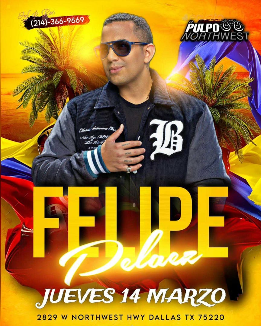 FELIPE PELAEZ EN CONCIERTO ! Tickets Boletos at El Pulpo Restaurant