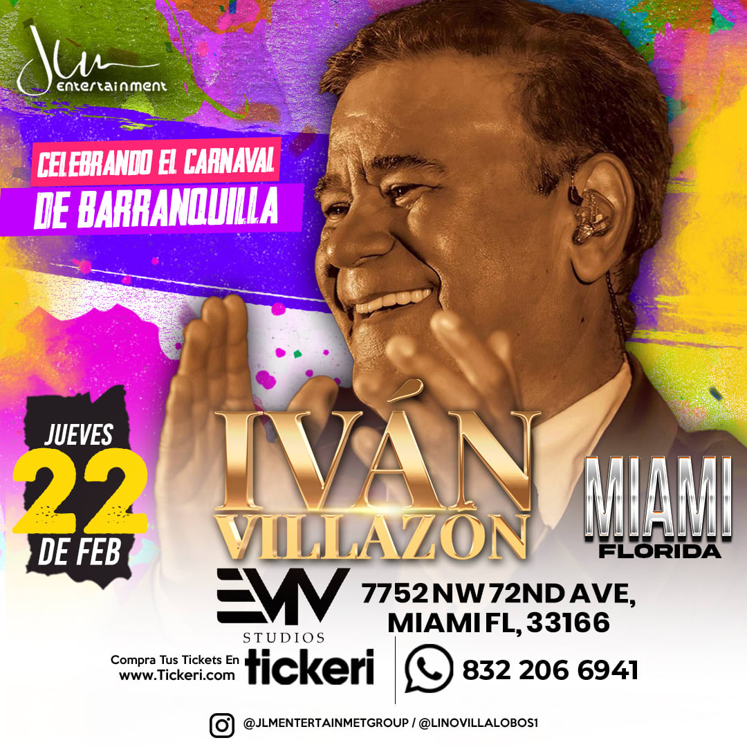 IVAN VILLAZON ¡EN CONCIERTO! Miami (Florida) Tickets Boletos at EMV