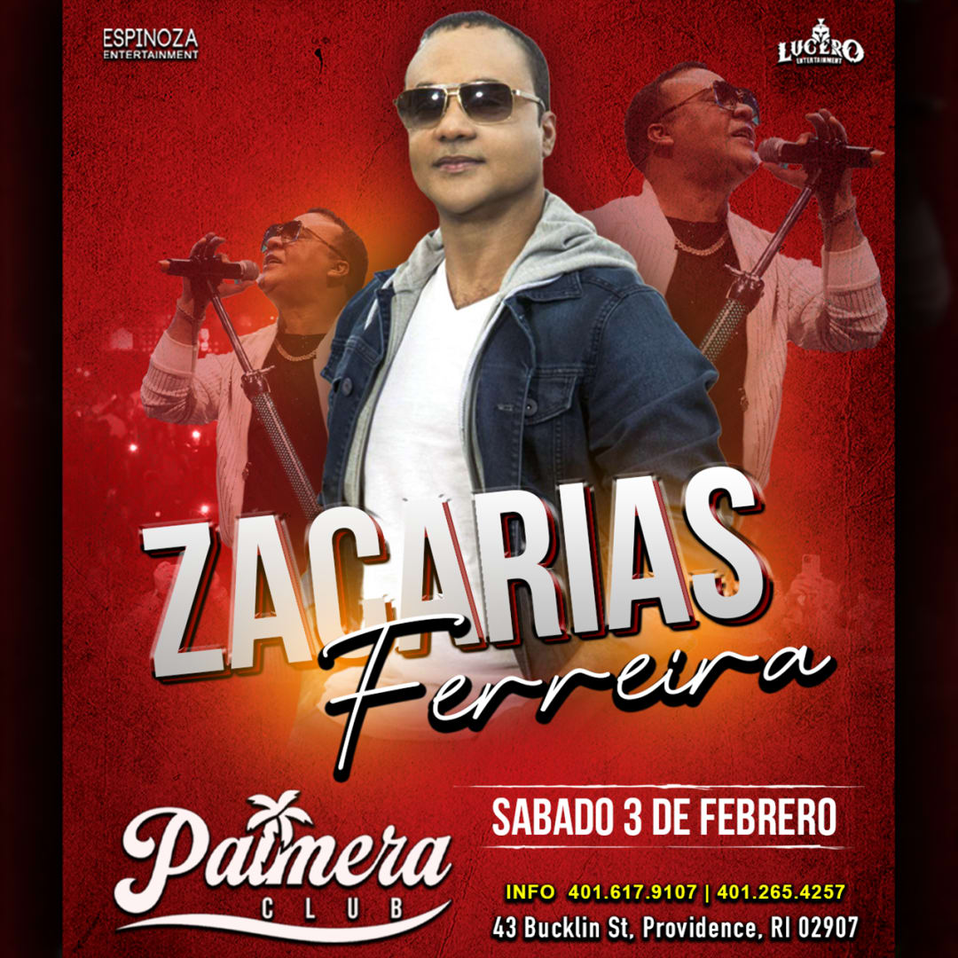 ZACARIAS FERREIRA en Concierto en Providence, RI Tickets Boletos at LA