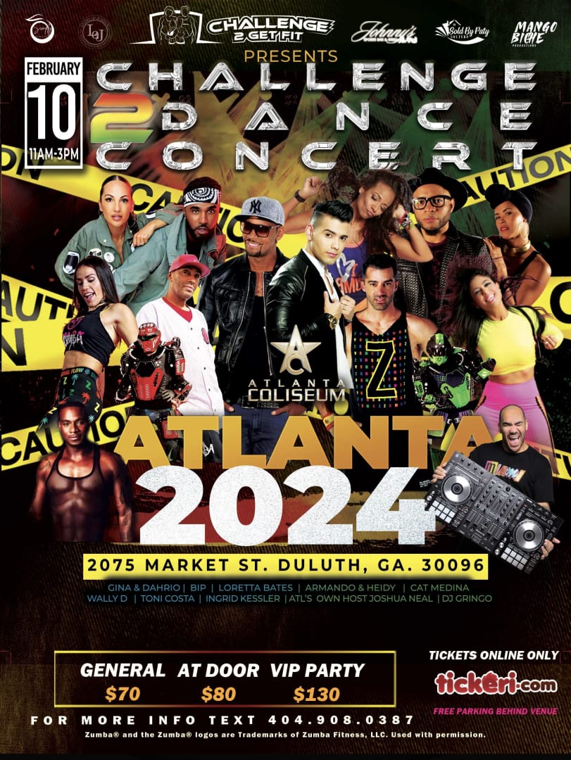 CHALLENGE 2 DANCE CONCERT LIVE 2024 Tickets Boletos at Atlanta Coliseum