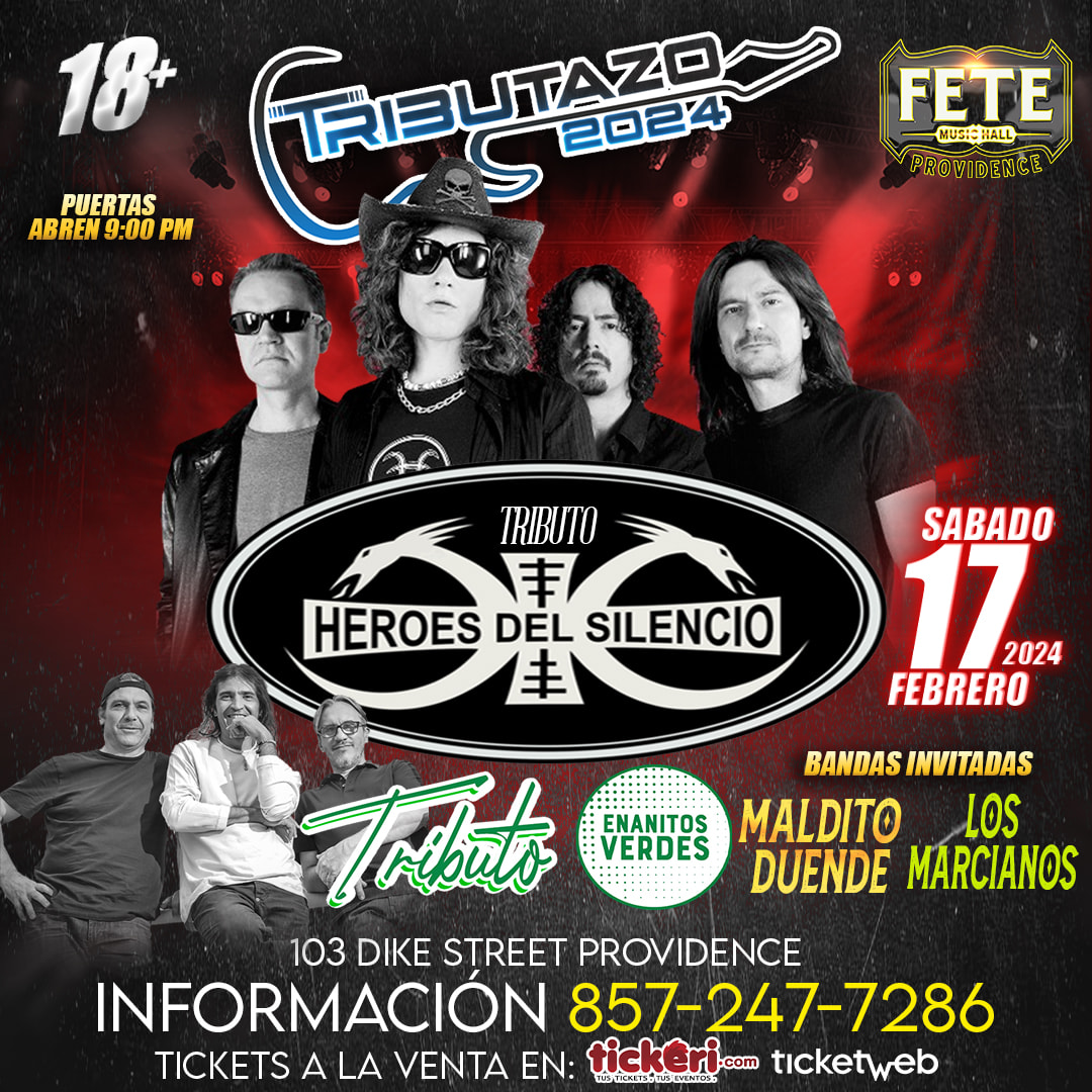 TRIBUTAZO 2024 HEROES DEL SILENCIO & ENANITOS VERDES Tickets Boletos at  Fete Music Hall