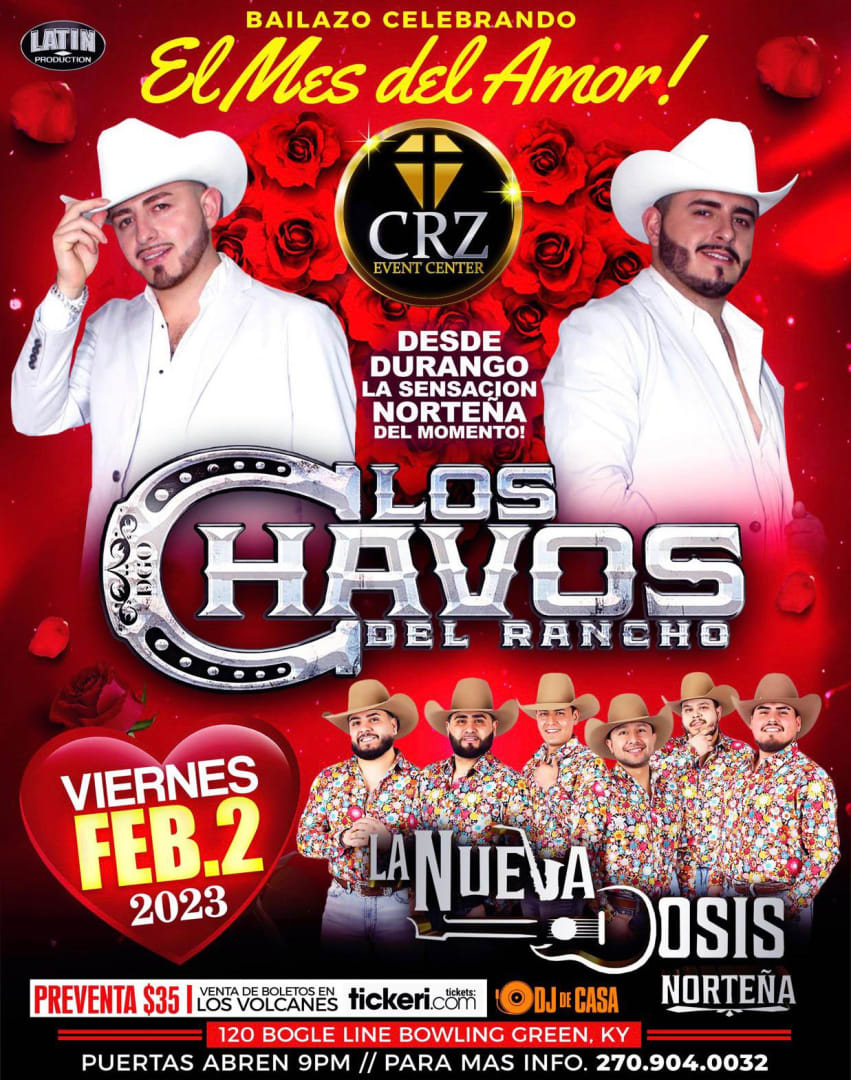 LOS CHAVOS DEL RANCHO , LA NUEVA DOSIS EN CONCIERTO ! Tickets Boletos