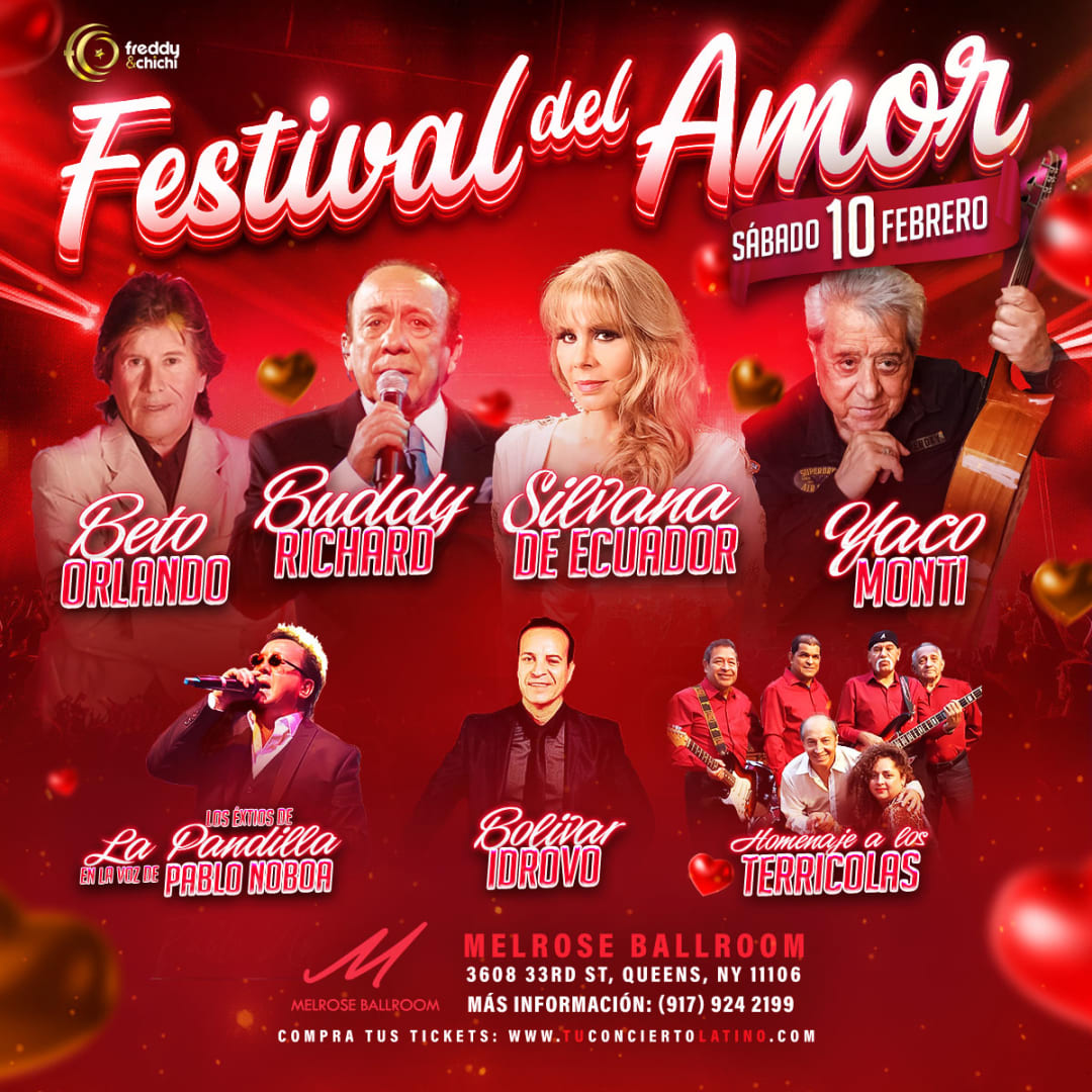 FESTIVAL DEL AMOR 2024 EN NEW YORK Tickets Boletos at Melrose Ballroom