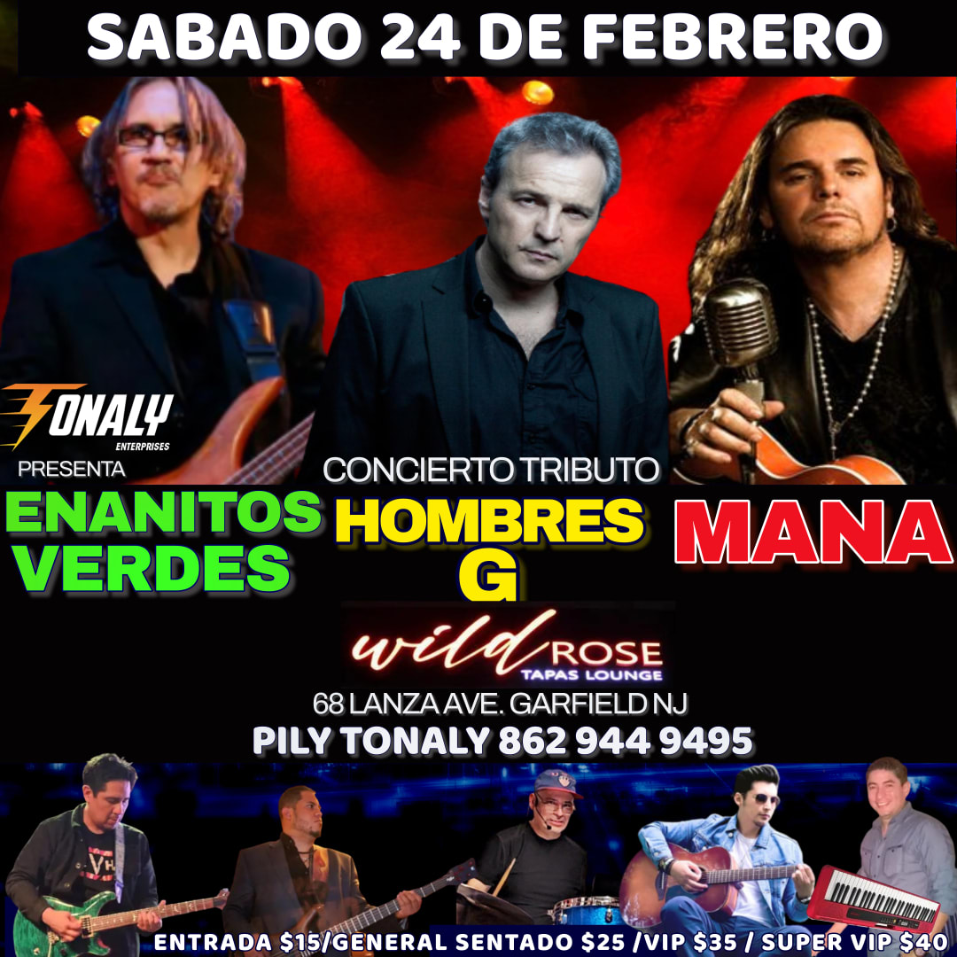 Concierto Tributo a Enanitos Verdes, Hombres g y Mana Tickets Boletos