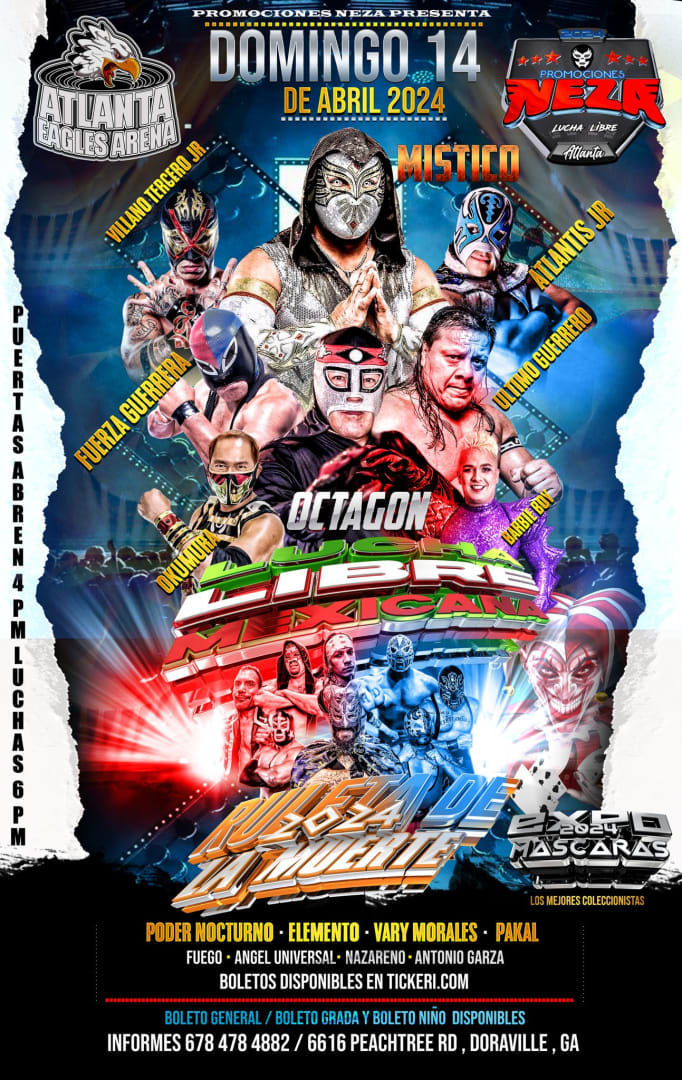 LUCHA LIBRE MEXICANA EN VIVO ! Tickets Boletos at Atlanta Eagles Arena