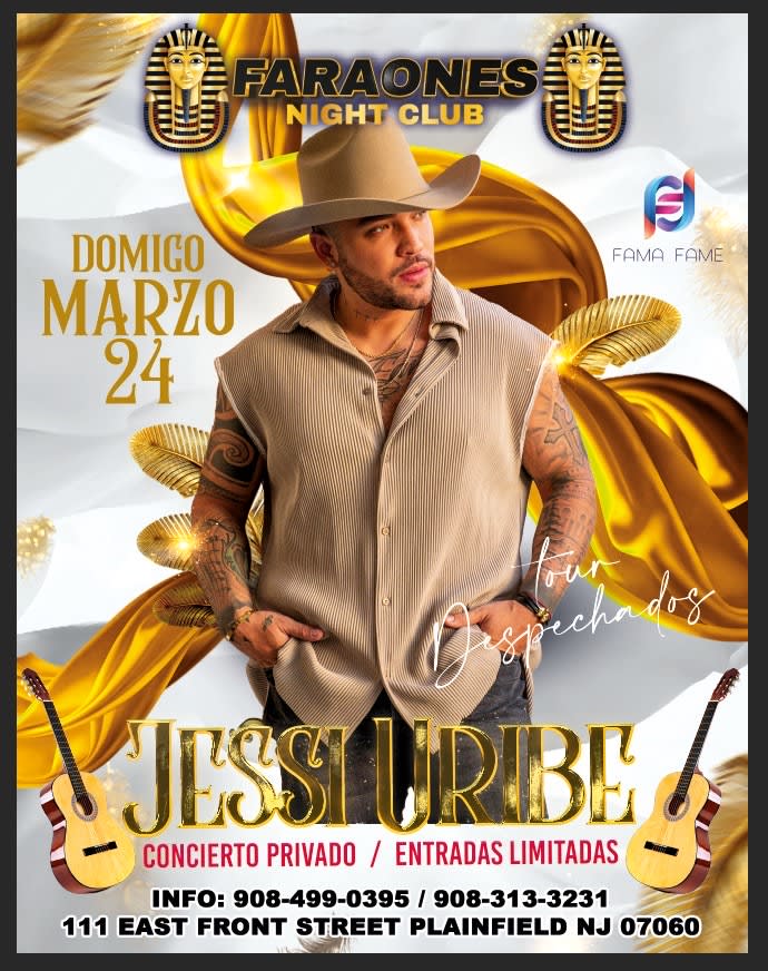 JESSI URIBE “ EN PRIVADO “ Tickets Boletos at Faraones Night Club