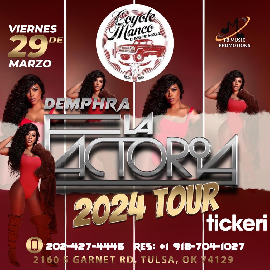 La Factoria en El Coyote Manco de Tulsa, OK Tickets Boletos at El