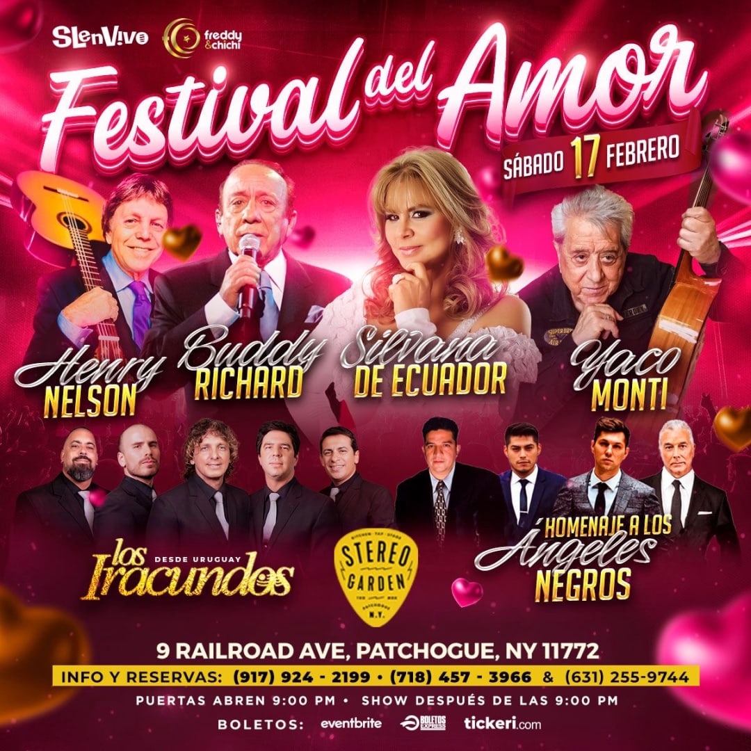 Festival del Amor en Patchogue Tickets Boletos at Stereo Garden