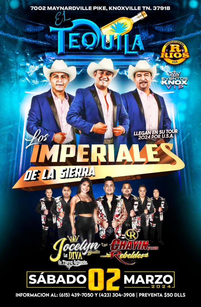 LOS IMPERIALES DE LA SIERRA , JOCELYN LA DIVA DE TIERRA CALIENTE , CHAYIN Y SUS REBELDES EN VIVO