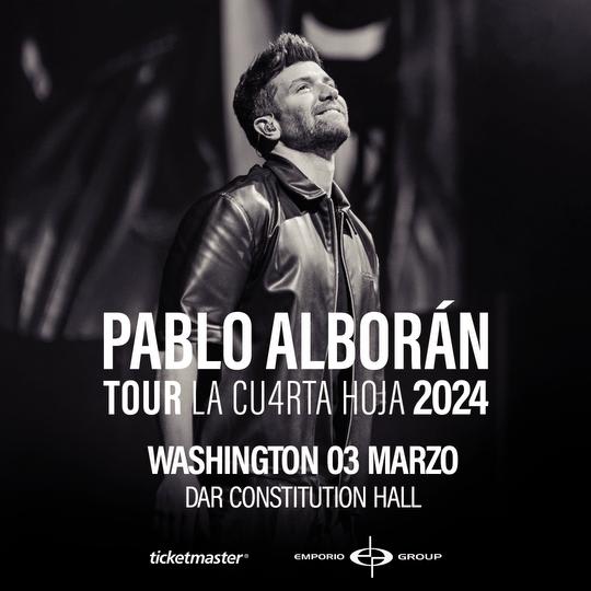 Pablo Alboran Tickets, 2024 Concert Tour Dates