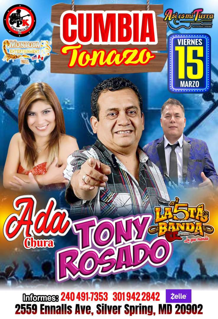 TONY ROSADO EN CONCIERTO ! Tickets Boletos at Asi Es Mi Tierra Silver