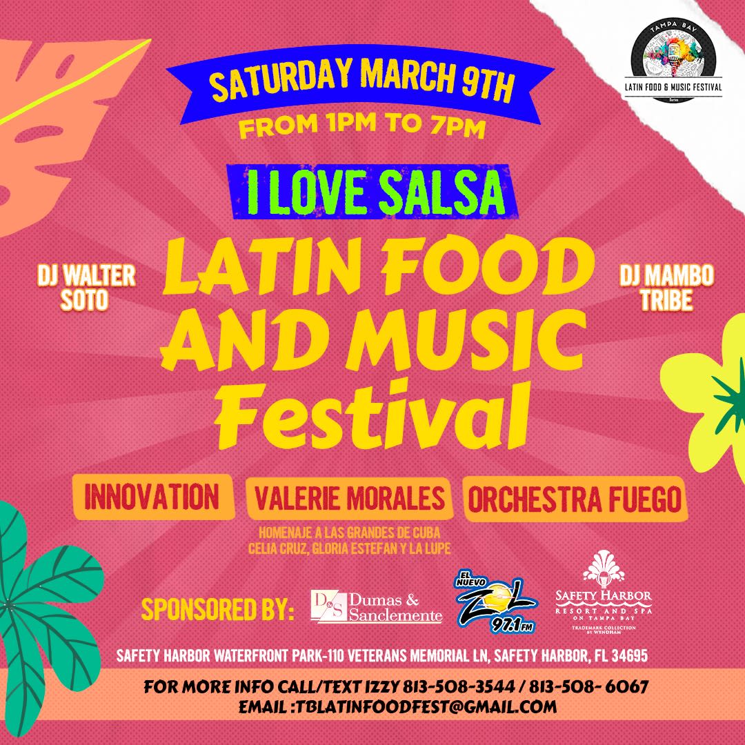 I Love Salsa Latin Food and Music Festival Tickets Boletos at Safety