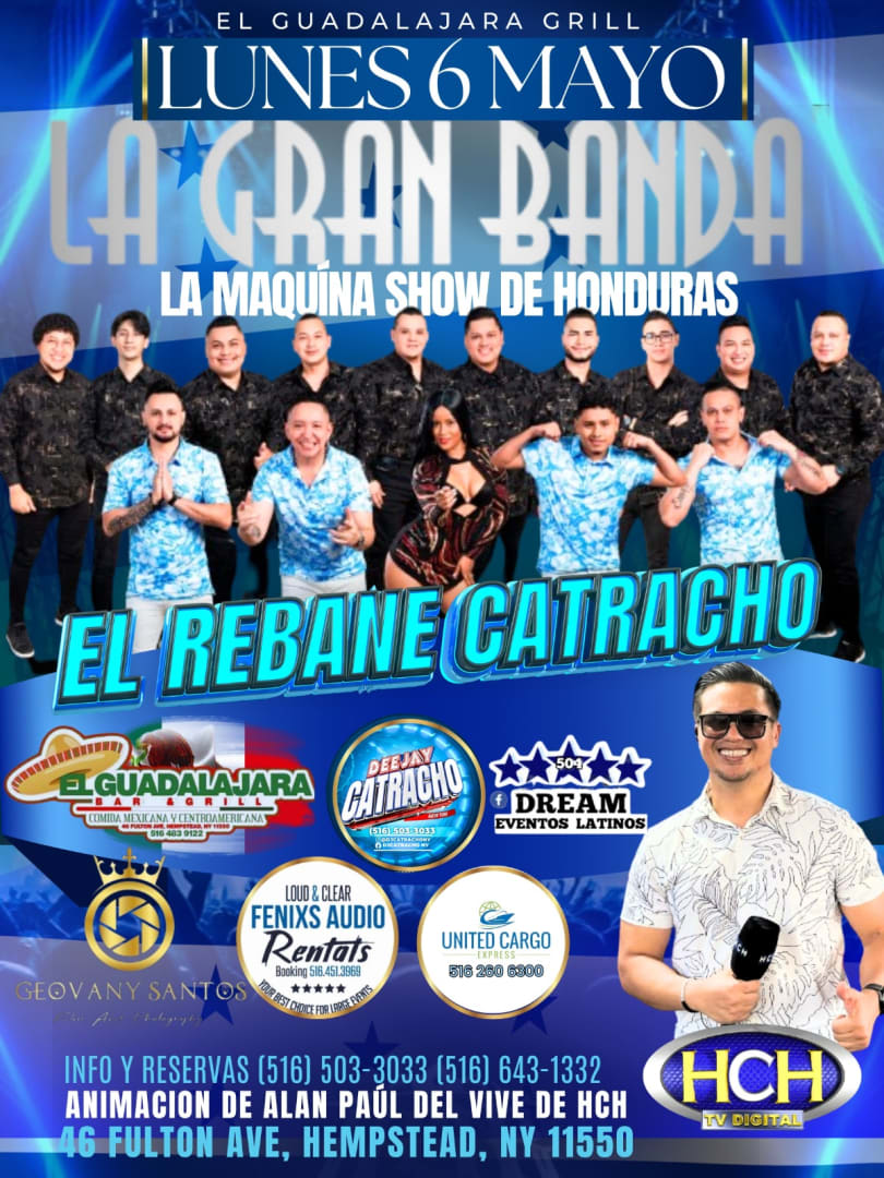 La Gran Banda show Tickets Boletos at El Guadalajara Grill Hempstead