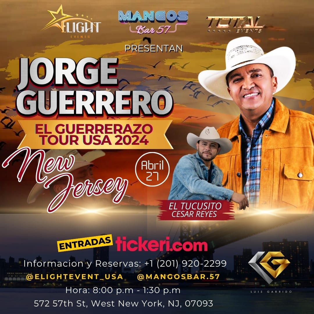 Guerrero en Concierto El Guerrerazo Tour USA 2024 NEW JERSEY