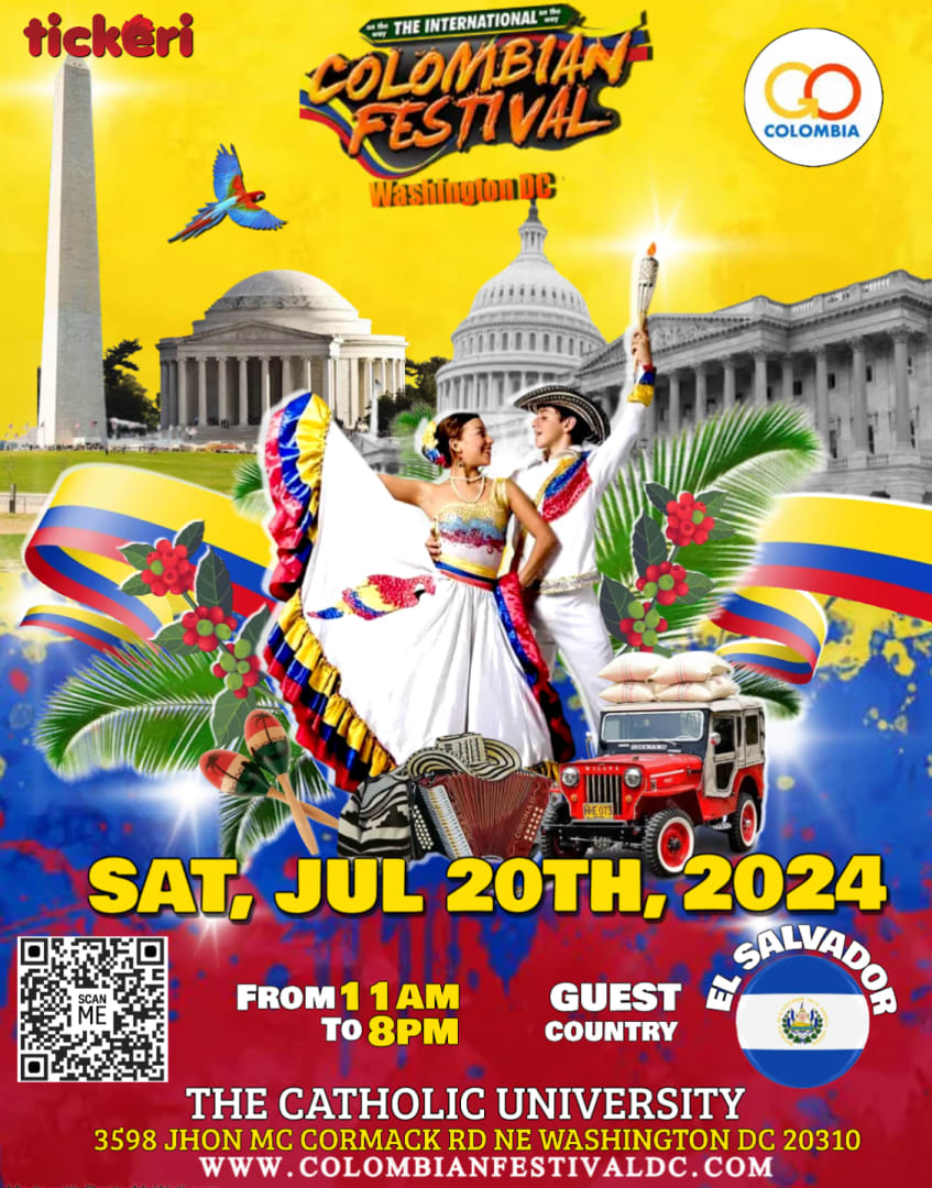 The International Colombian Festival Washington DC 2024 Tickets Boletos