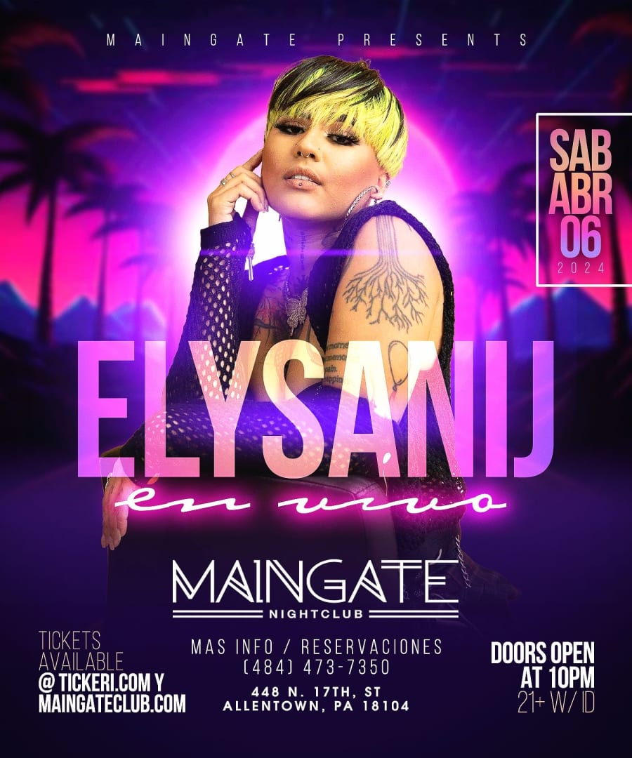 ELYSANIJ LIVE Tickets Boletos at MainGate Allentown