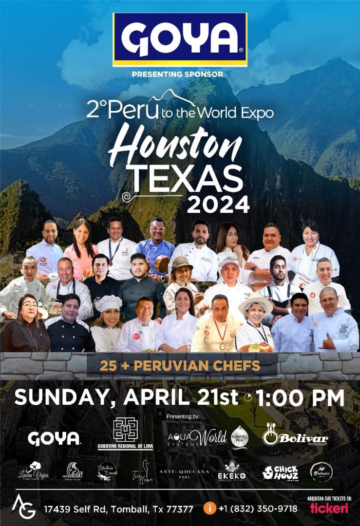 2ND Peru to the World Expo, Houston Texas Tickets Boletos at AG OUTDOOR