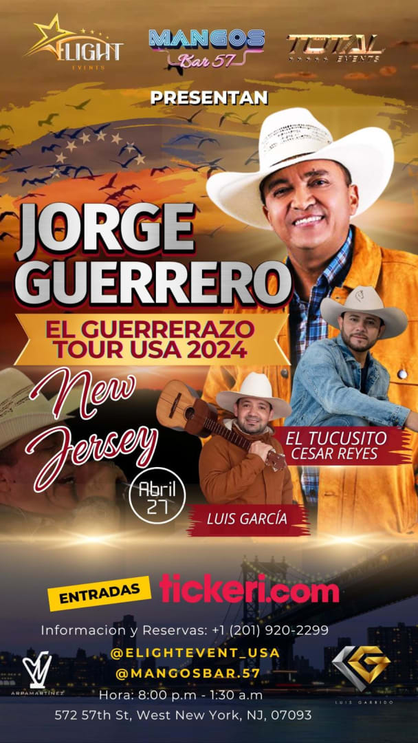 Guerrero en Concierto El Guerrerazo Tour USA 2024 NEW JERSEY