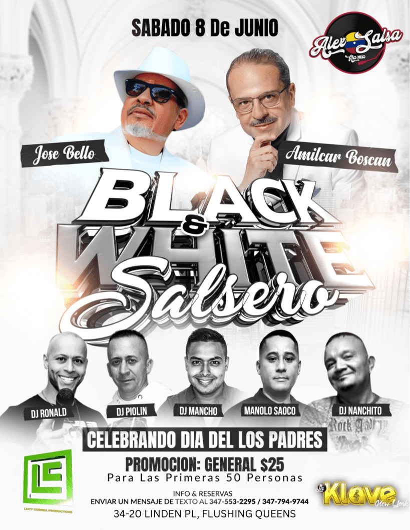 Concierto De Salsa Amilcar Boscan & Jose Bello Celebrando Dia De Los