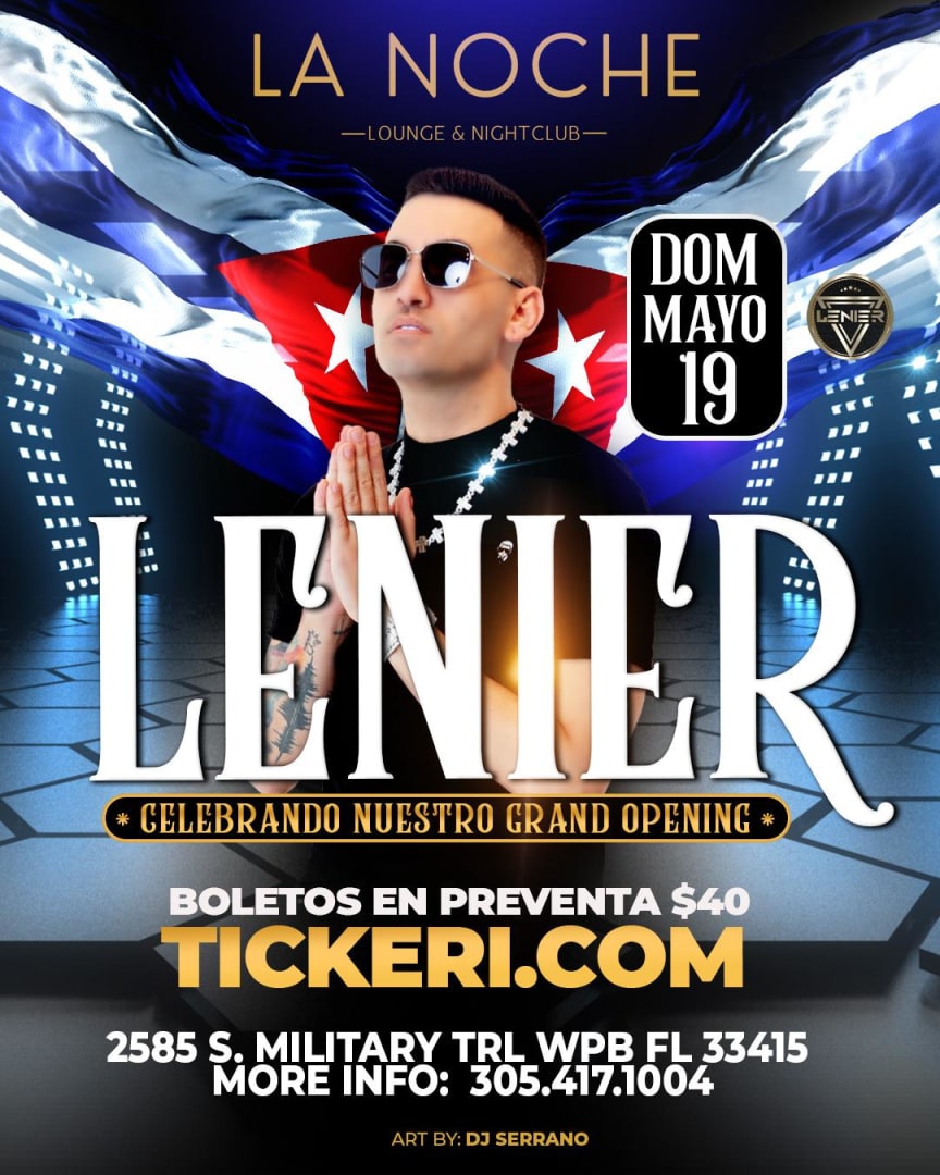 Lenier Concierto en La Noche Tickets Boletos at La Noche and