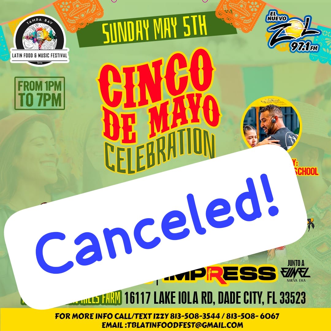 Cinco De Mayo Latin Food & Music Festival Tickets Boletos at Barrington Hills Weddings & Events