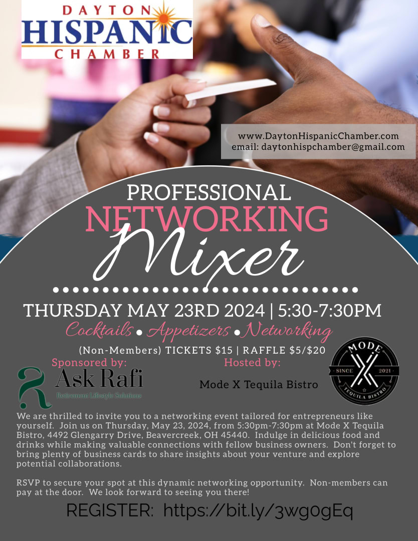 23MAY2024Dayton Hispanic Chamber Networking Event Tickets Boletos at
