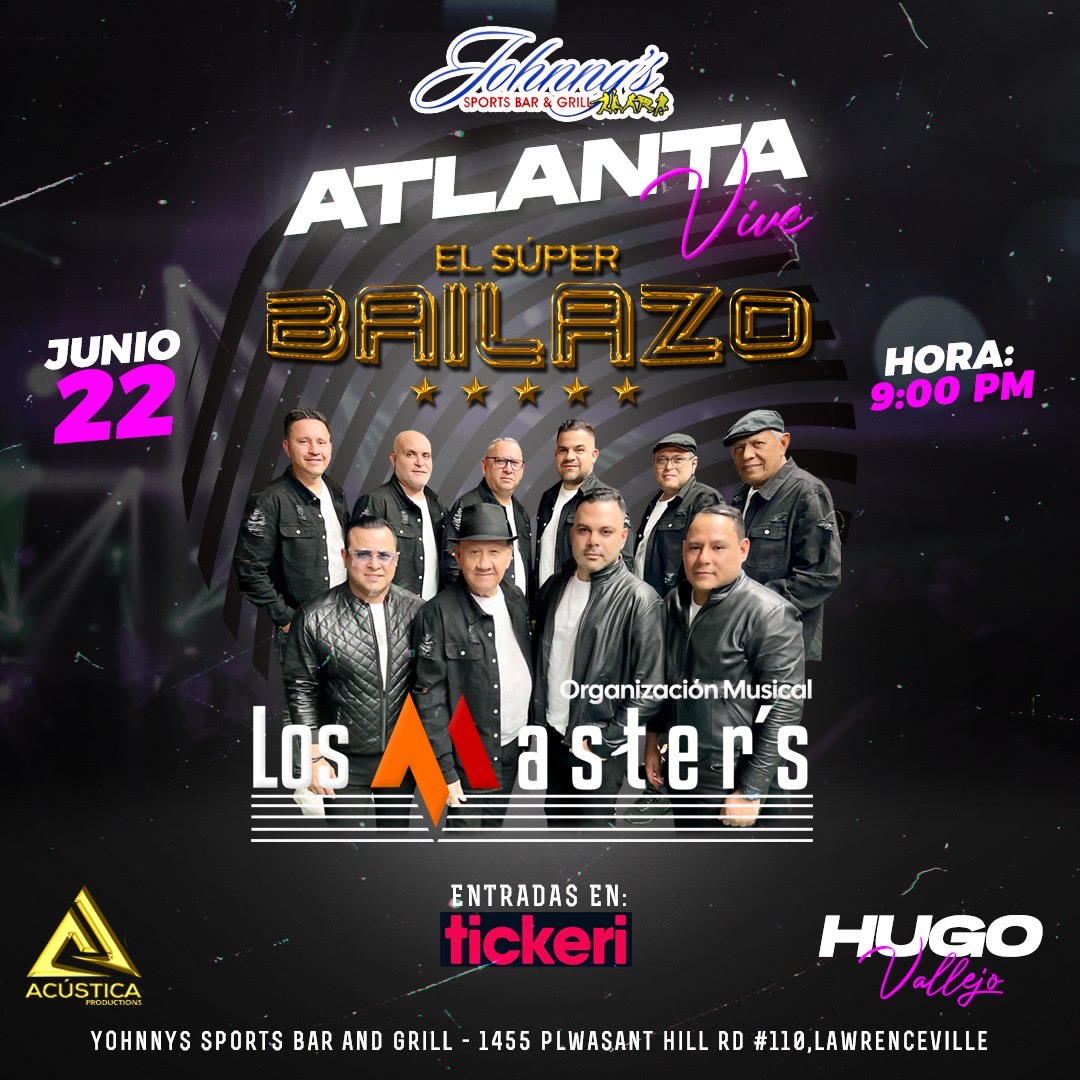 LOS MASTER’S TOUR 2024 Tickets Boletos at Johnnys Sports Bar and Grill