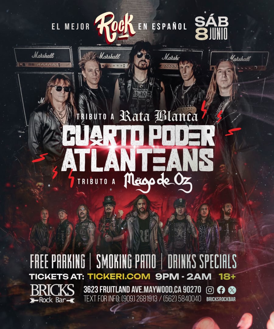 RATA BLANCA & MAGO DE OZ, Tributos en vivo Por Cuarto Poder y Atlanteans Tickets Boletos at
