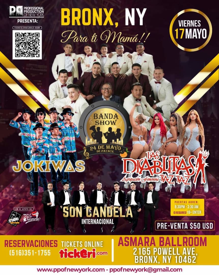 Banda 24 de Mayo/Las Diablitas/Jokiwas/Son CandelaCelebrando el Mes de